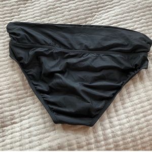 Women’s black bikini bottoms